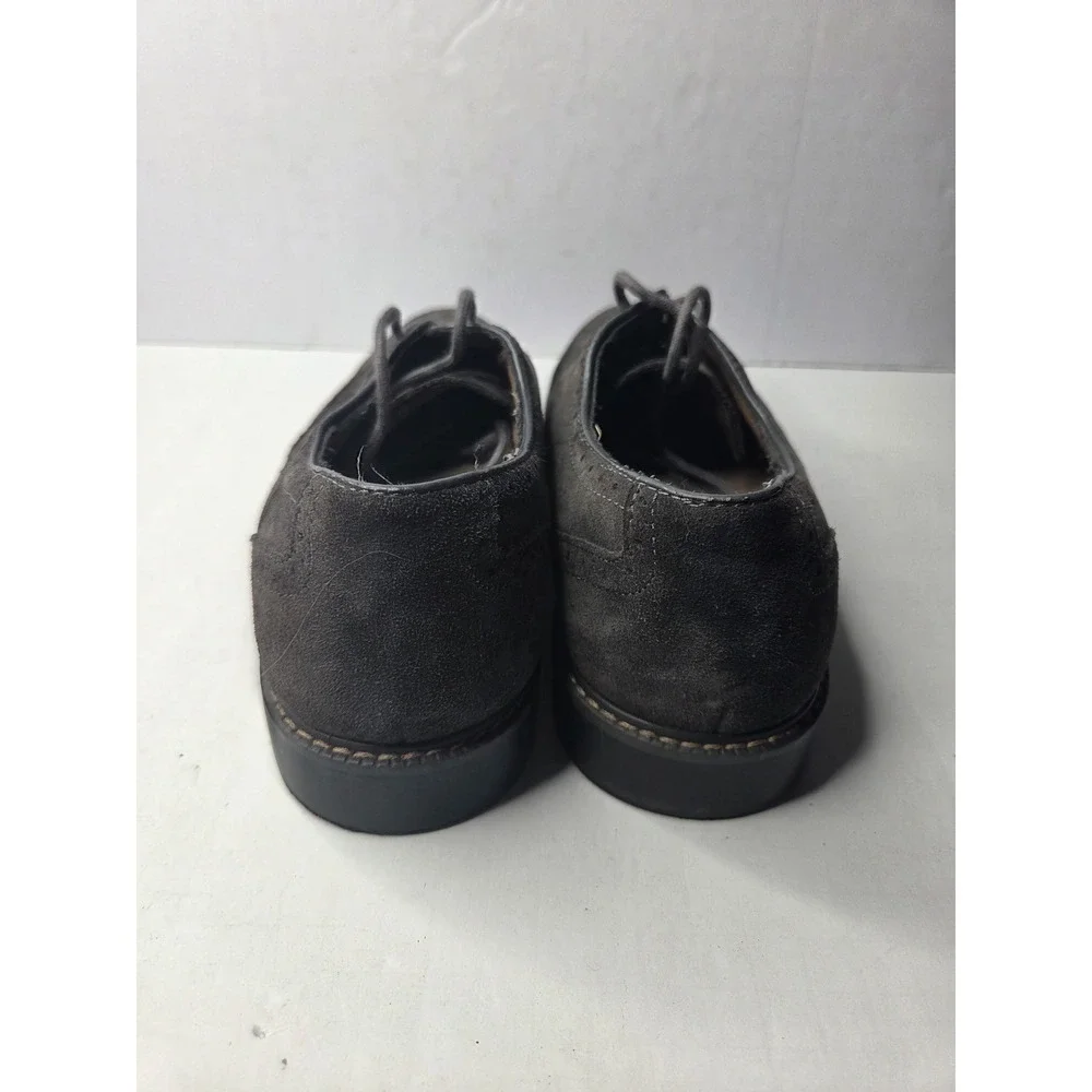 GH Bass Mens Grey Suede Wingtip Oxford Brogue Dress‎ Shoes 12D 014-1501